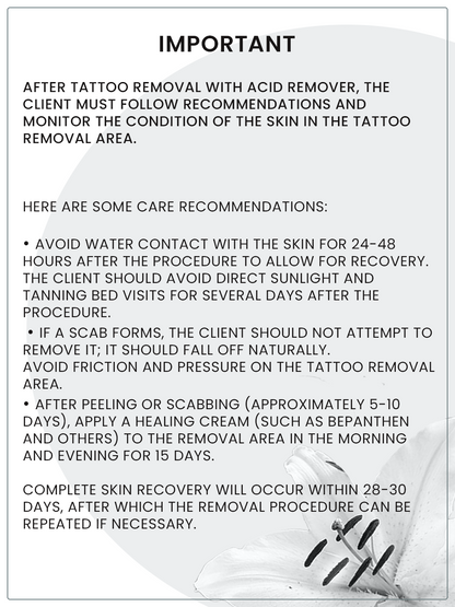 Eyebrows tattoo removal